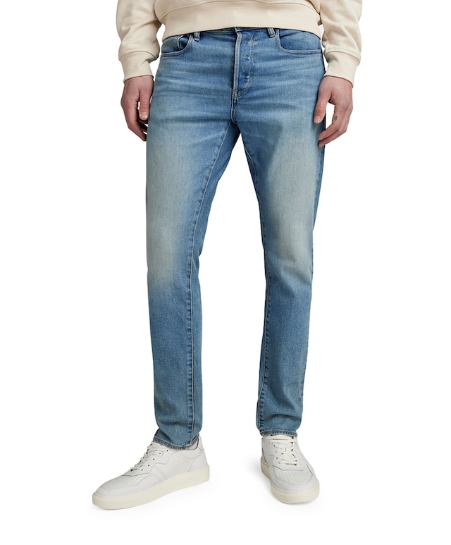 3301 Slim jeans blauw