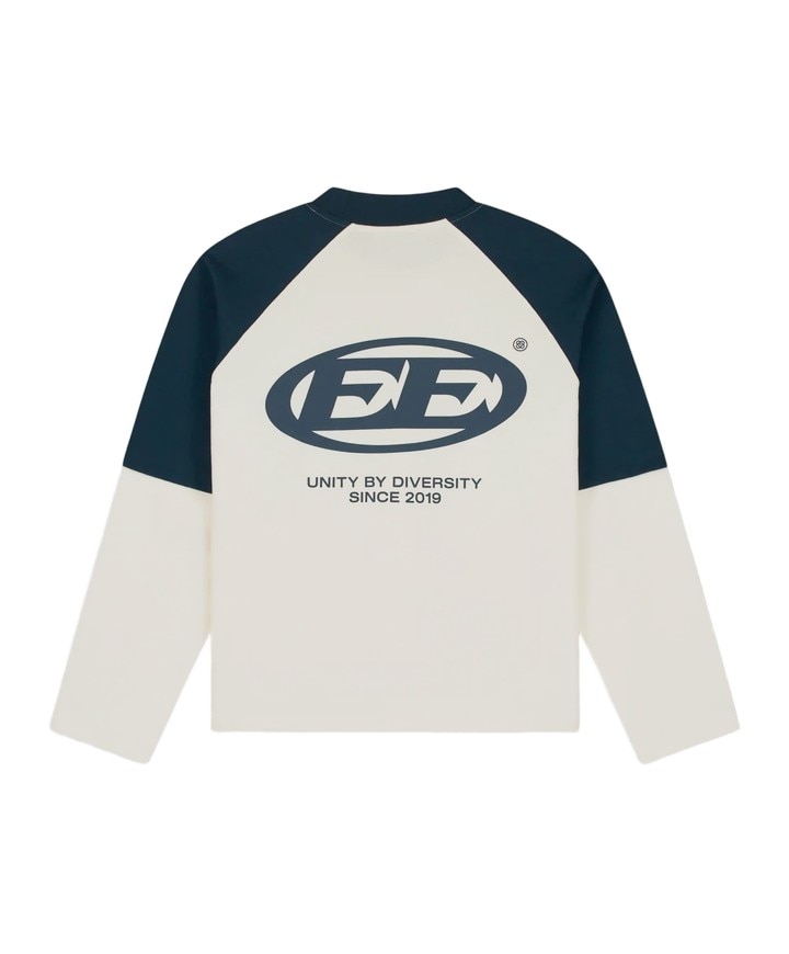 Uniseks longsleeve ecru