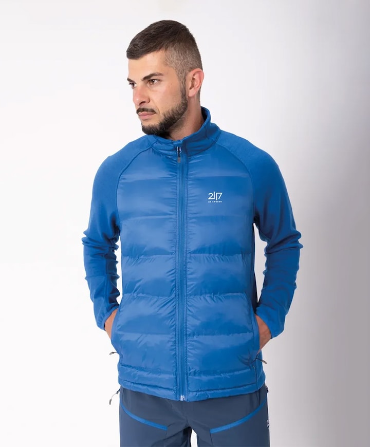 Heren ski-jas blauw
