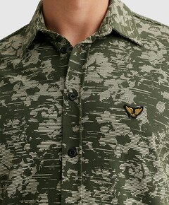 Heren polo korte mouw groen