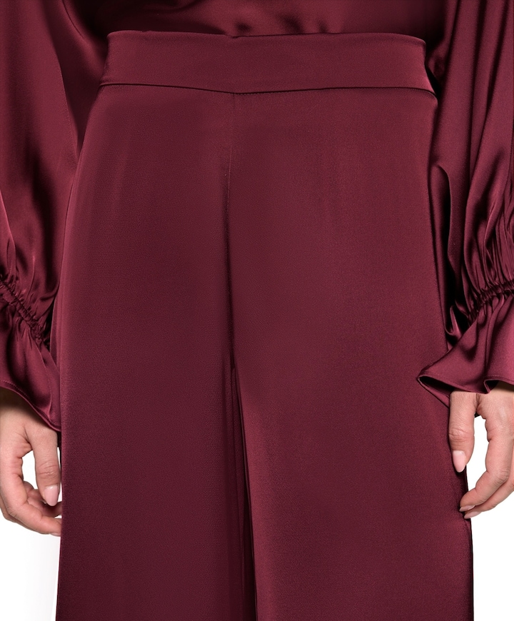 Hose dames broek bordeaux
