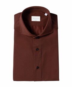 Heren overhemd lange mouw bordeaux