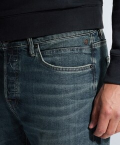 STEEPER RELAXED BLUE GREENCAST SHA heren jeans grijs