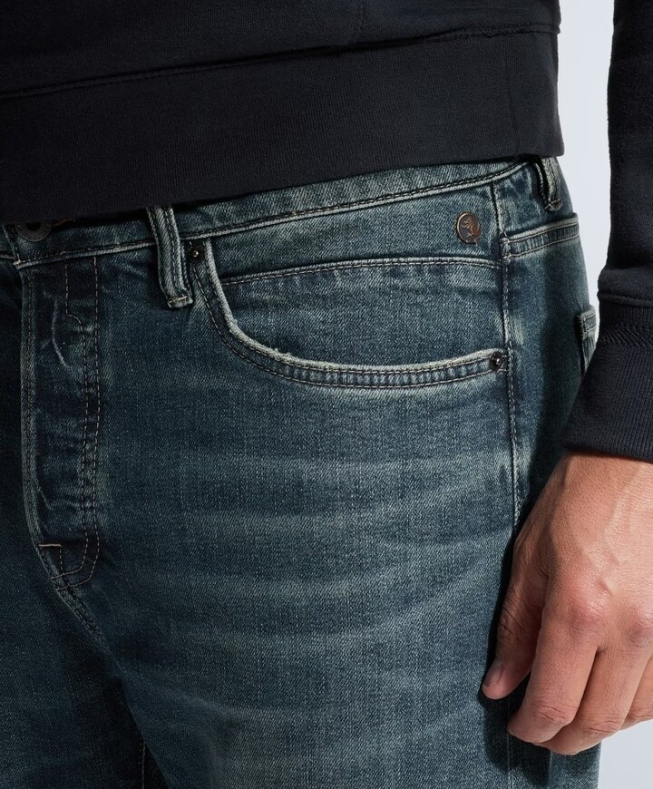 STEEPER RELAXED BLUE GREENCAST SHA heren jeans grijs