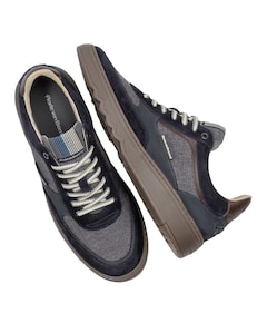 heren veterschoenen blauw