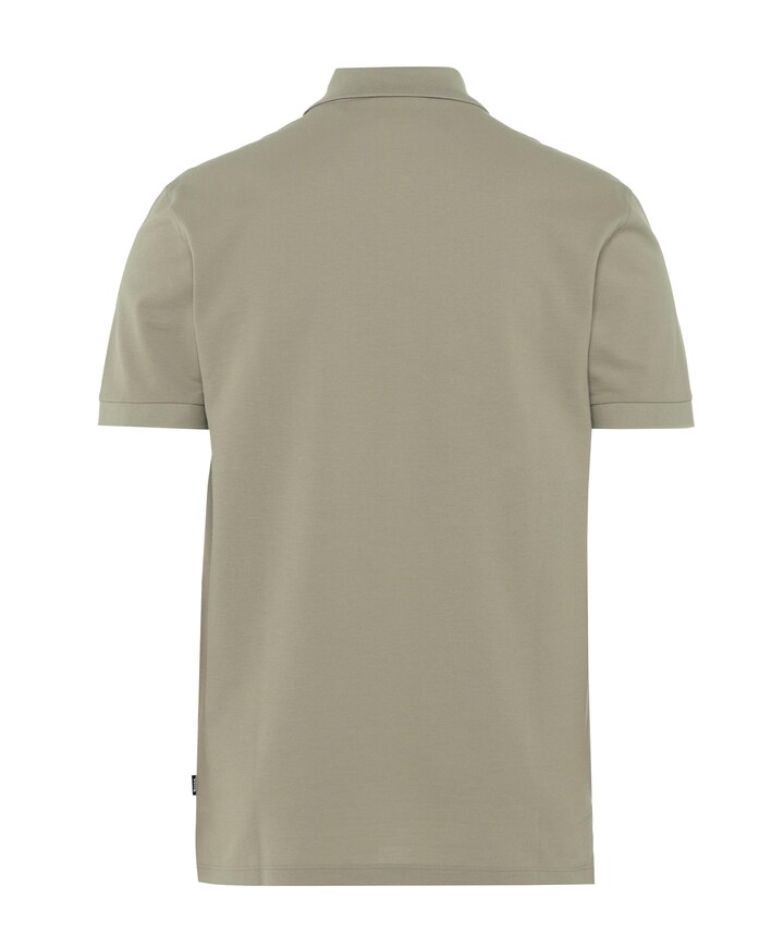 Heren polo beige