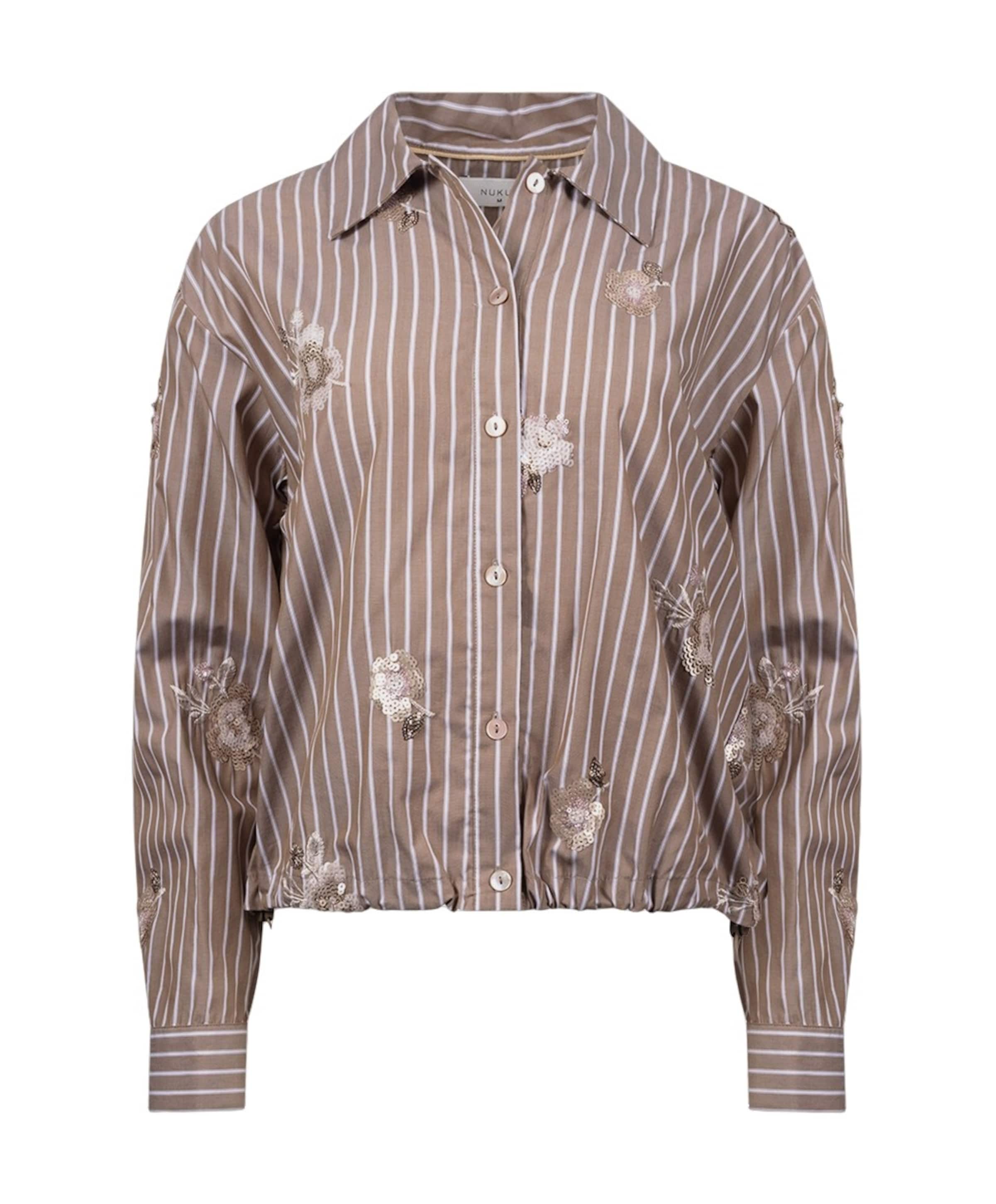 Dames blouse beige