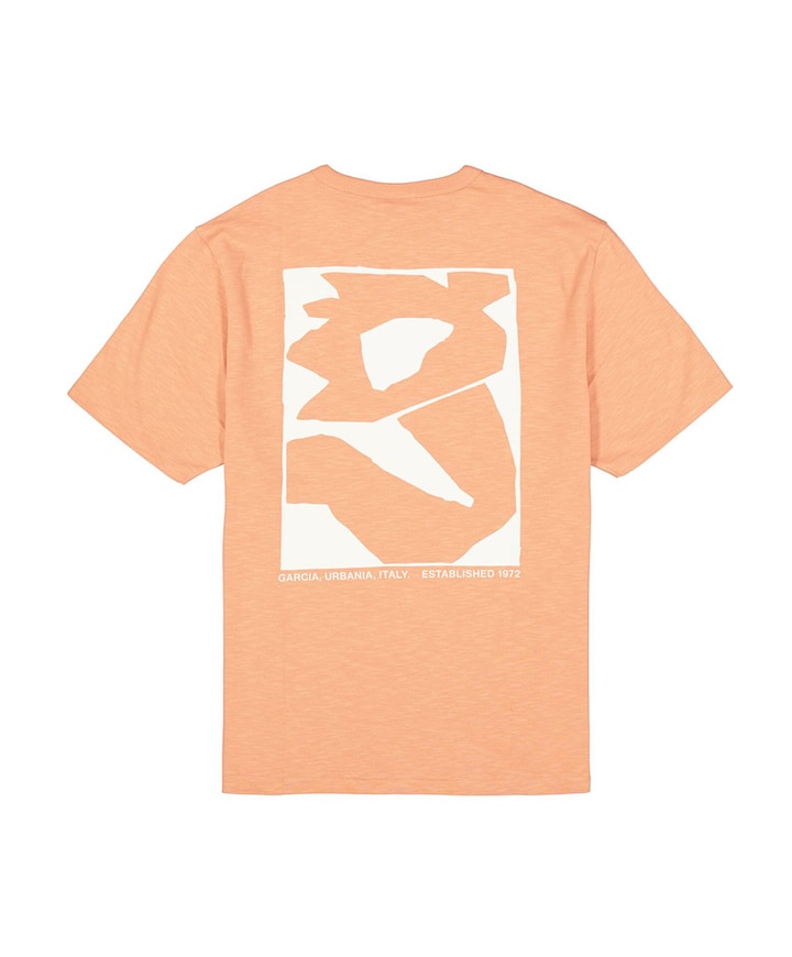 Heren t-shirt oranje