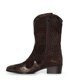 dames westernlaarzen beige