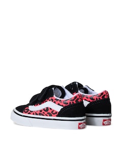 Old Skool V GLITTER meisjes sneakers roze