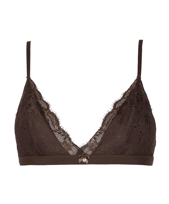 Dames bralette bruin
