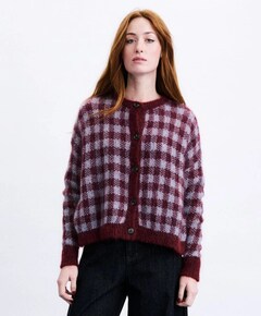 Dames vest bordeaux