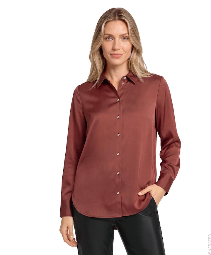 Dames blouse bordeaux