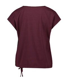 Dames t-shirt bordeaux