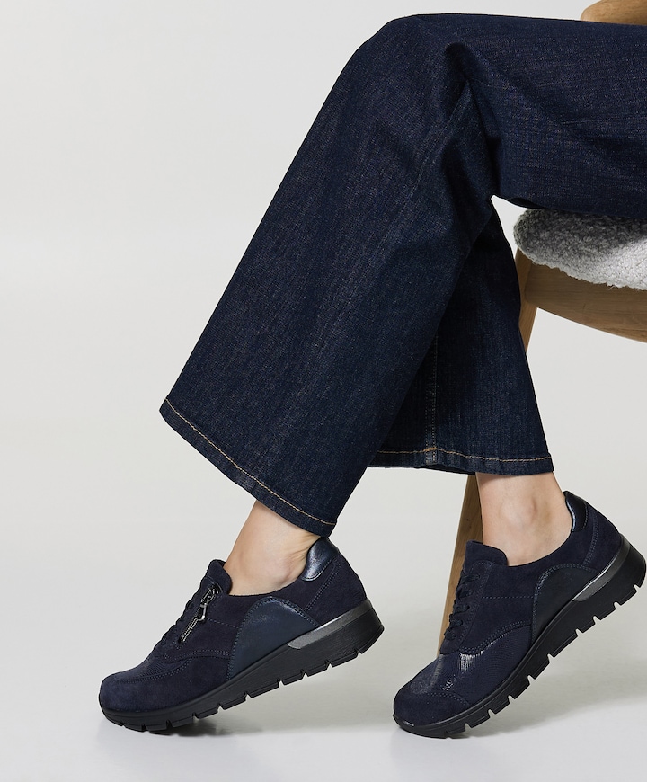 Ramona  dames sneakers blauw