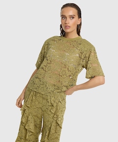 Dames T-shirt groen
