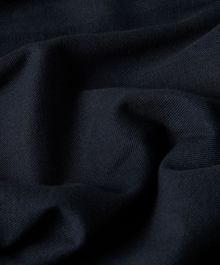 Heren overhemd lange mouw blauw