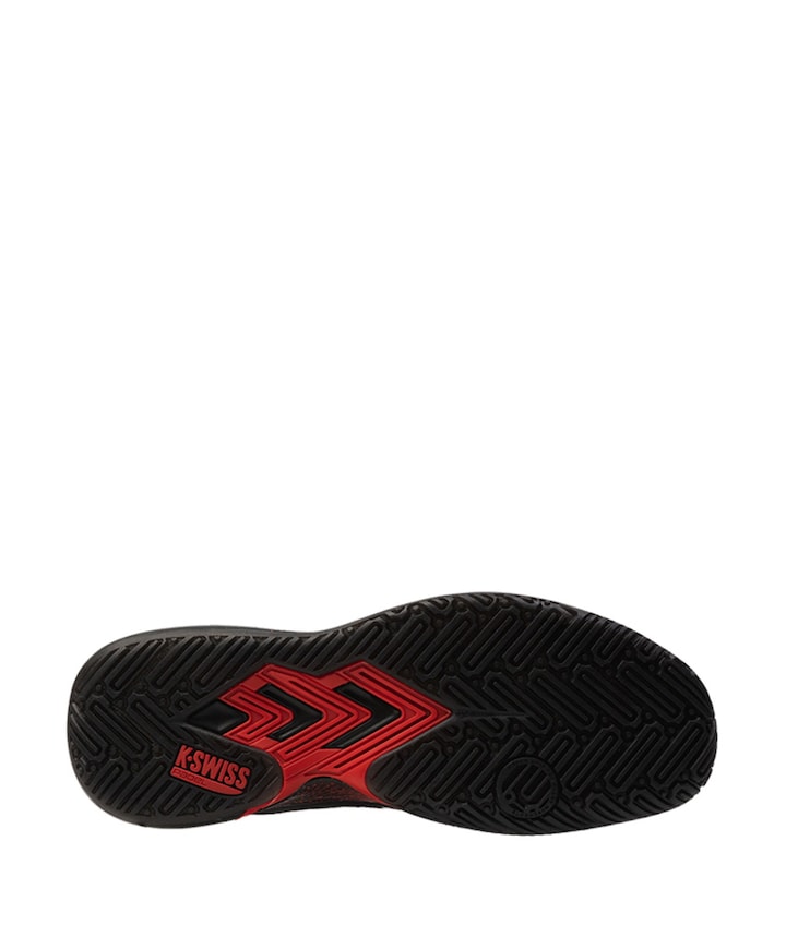 KS TFW ULTRA COURT PADEL-BLCK/ANTHRACITE/SANYO RED tennisschoenen zwart