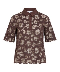 Dames blouse bruin