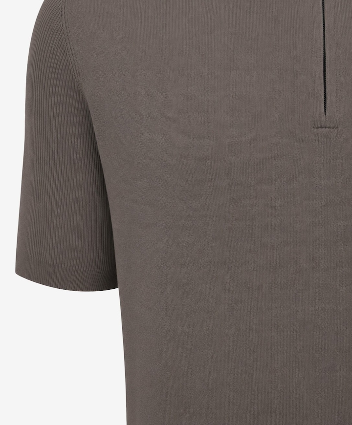 Heren polo beige