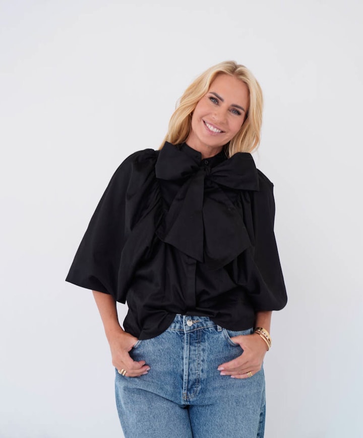 Dames blouse zwart
