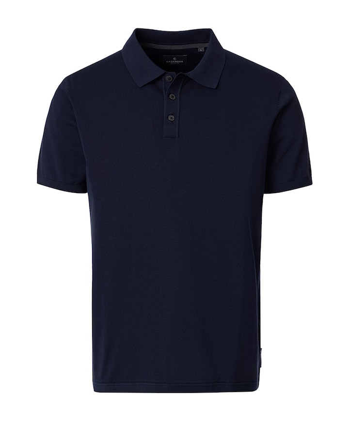 Heren polo blauw