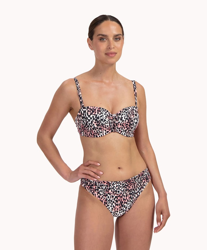 Dames bikinitop bruin