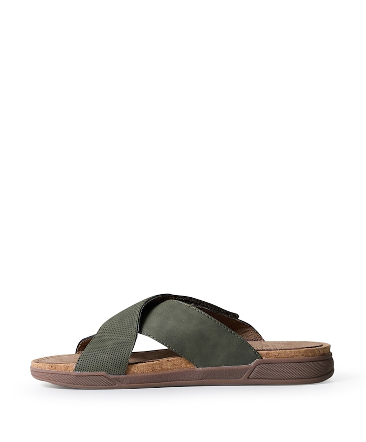 heren sandalen groen