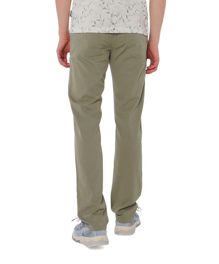 5-Pocket Modern Fit heren broek groen