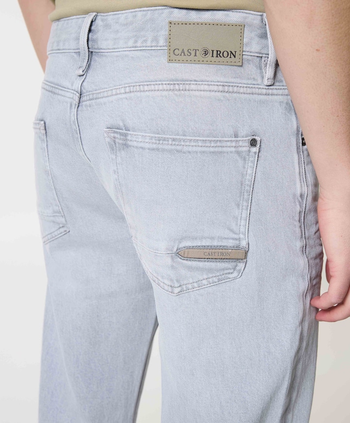 STEEPER RELAXED WASHED SUMMER GREY heren jeans grijs