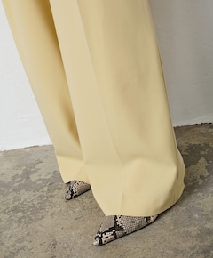 NilanCC Pleat LL dames broek geel