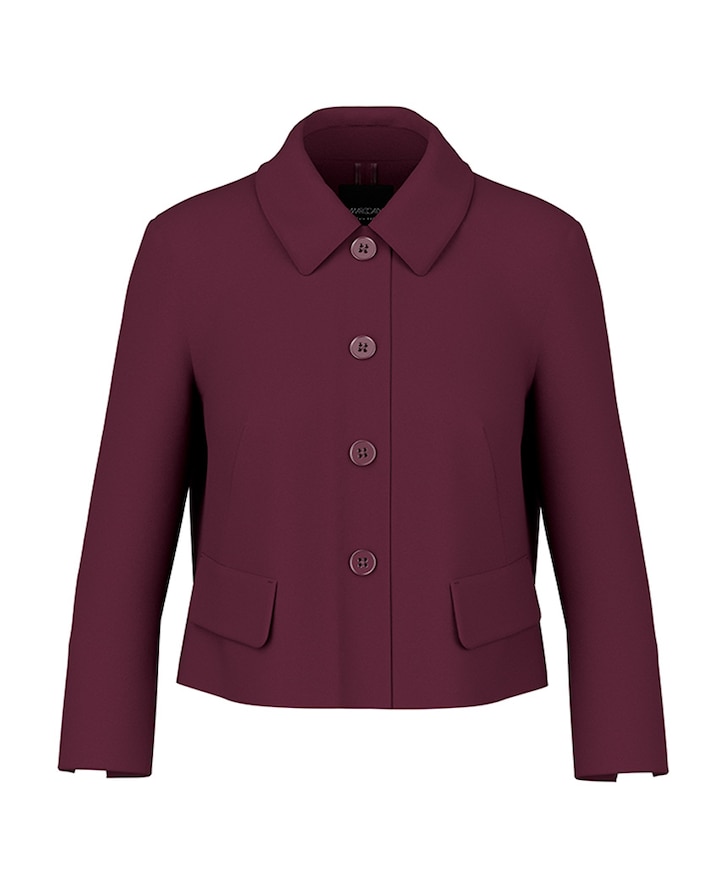 Dames jas bordeaux