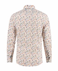 Heren overhemd lange mouw multicolor