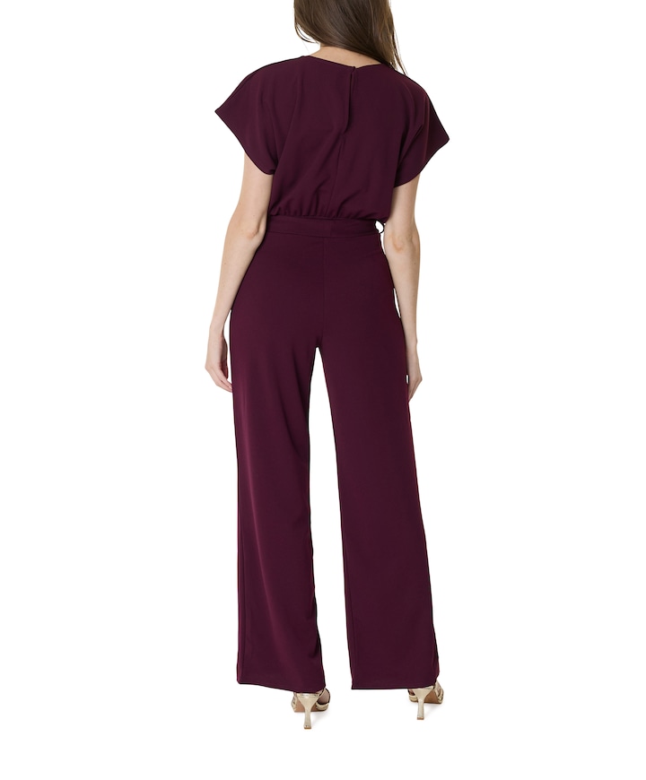 Girl-ju.v dames jumpsuit bordeaux