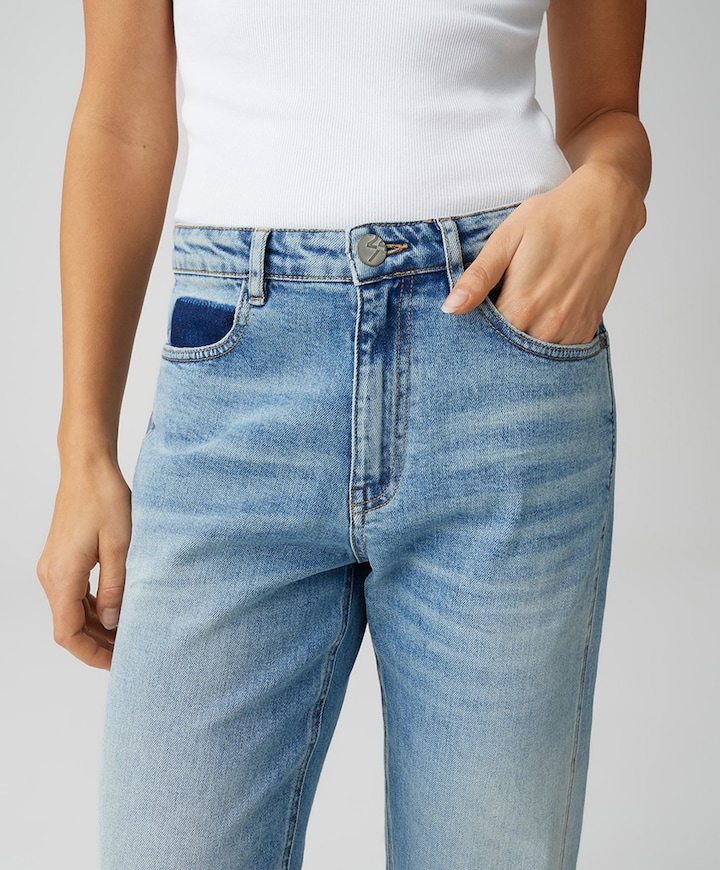Lissie salt dames jeans blauw