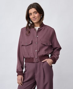 Dames jas bordeaux