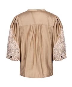 Dames blouse beige