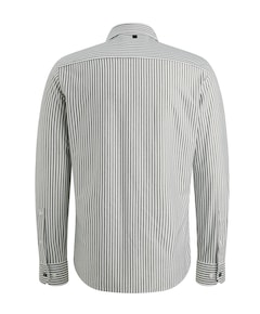 Heren overhemd lange mouw grijs