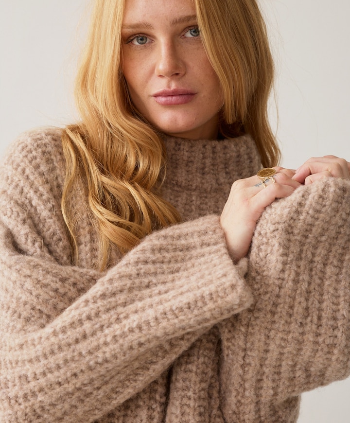 Dames coltrui beige