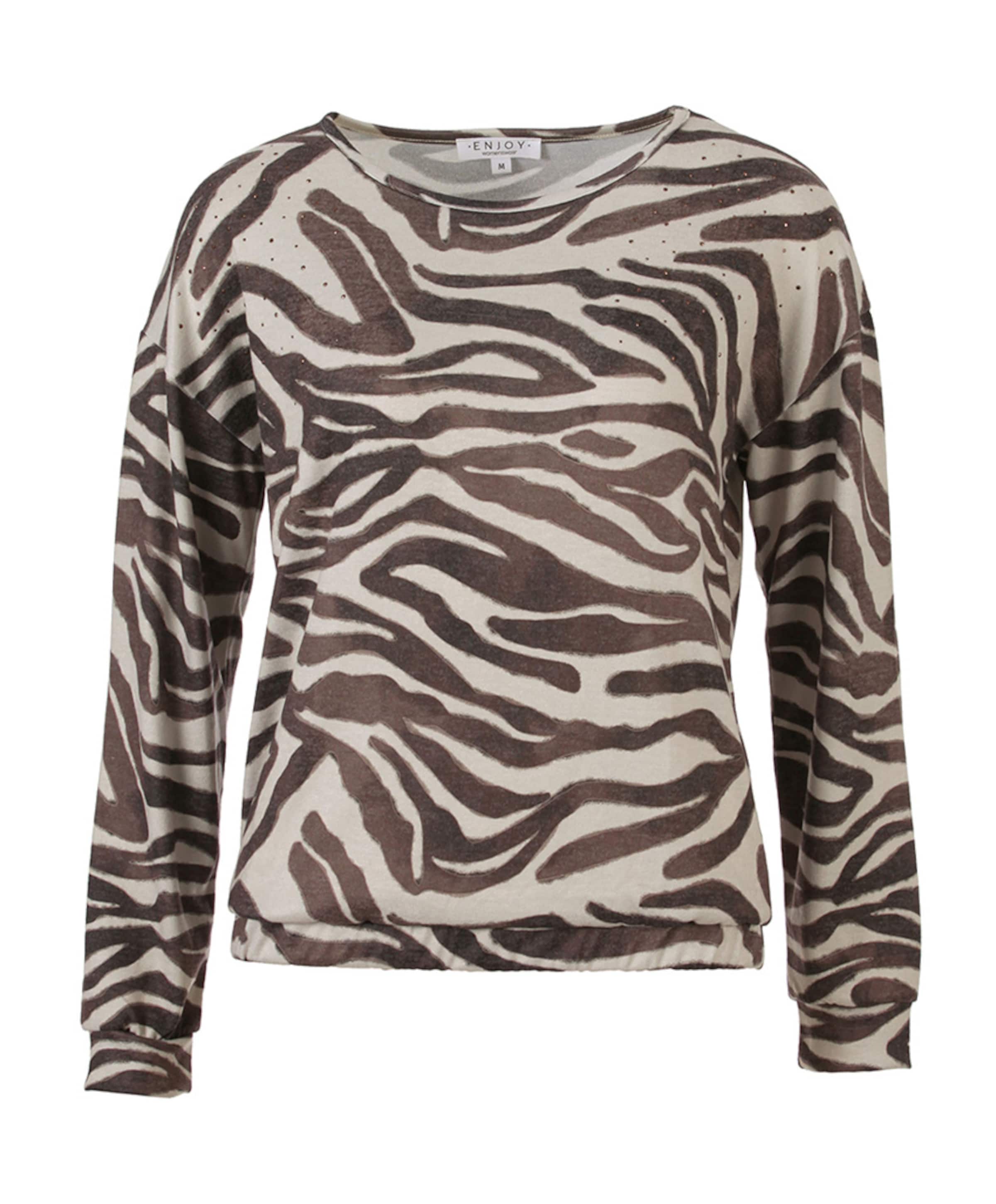 Dames longsleeve bruin