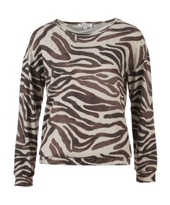 Dames longsleeve bruin