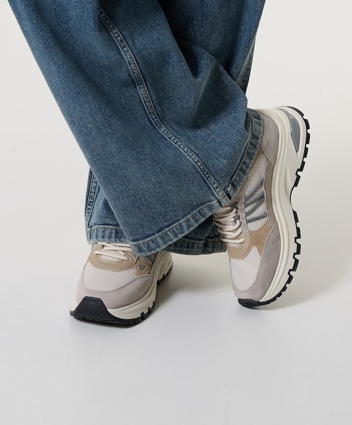 Liz Dae dames sneakers beige