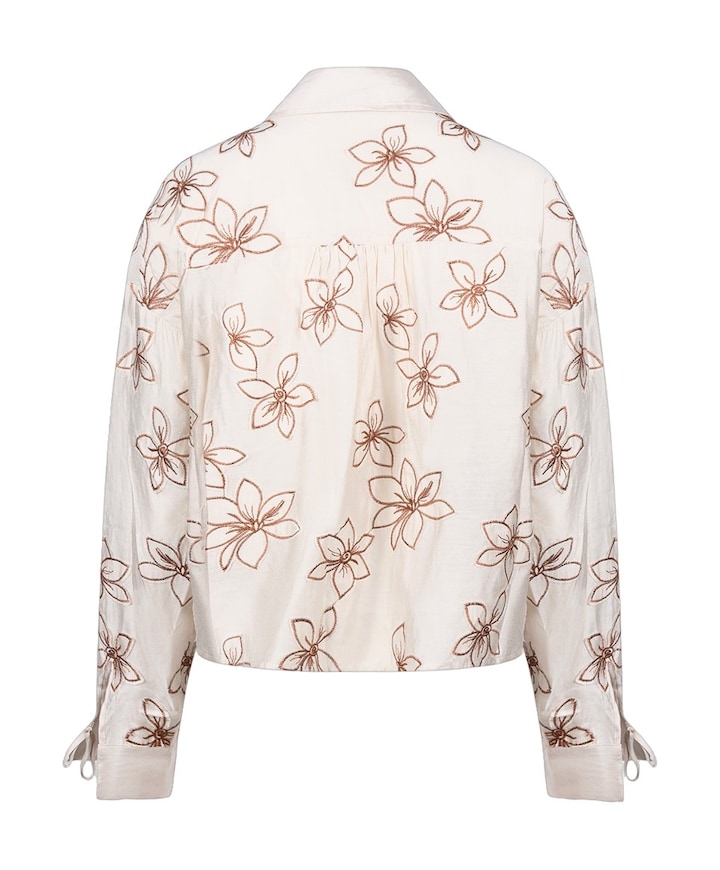 Dames blouse beige