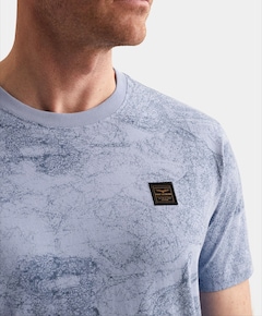 Heren T-shirt blauw