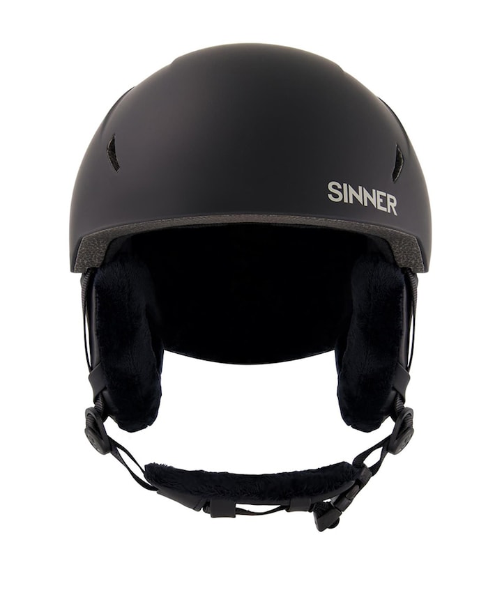 Skihelm uniseks zwart