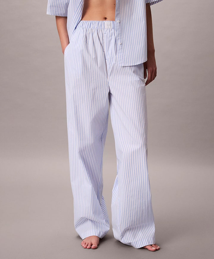 Dames pyjamabroek blauw