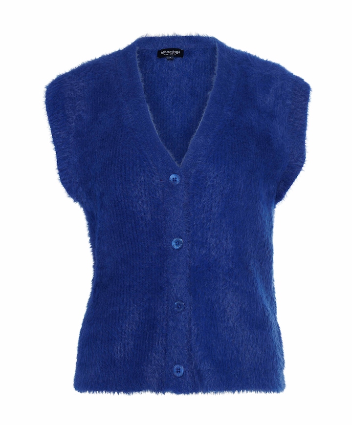 Dames gilet blauw