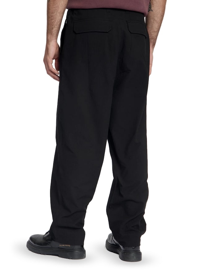 HARBOR RIPSTOP CRINKLE COTTON CHINO heren broek zwart