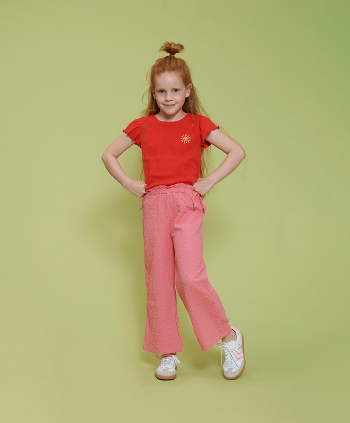 Meisjes T-shirt rood