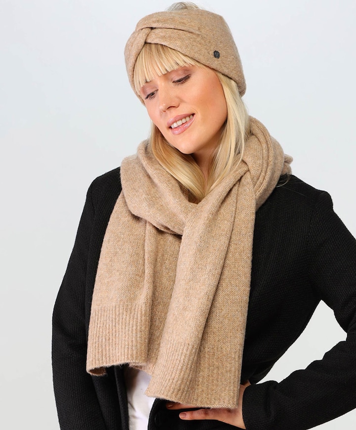 Dames sjaal beige